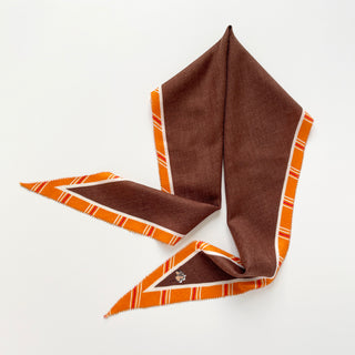 Classic Cashmere-silk Scarf for Women & Men in 2 Colours | Small Neck Scarf | Designer Scarf