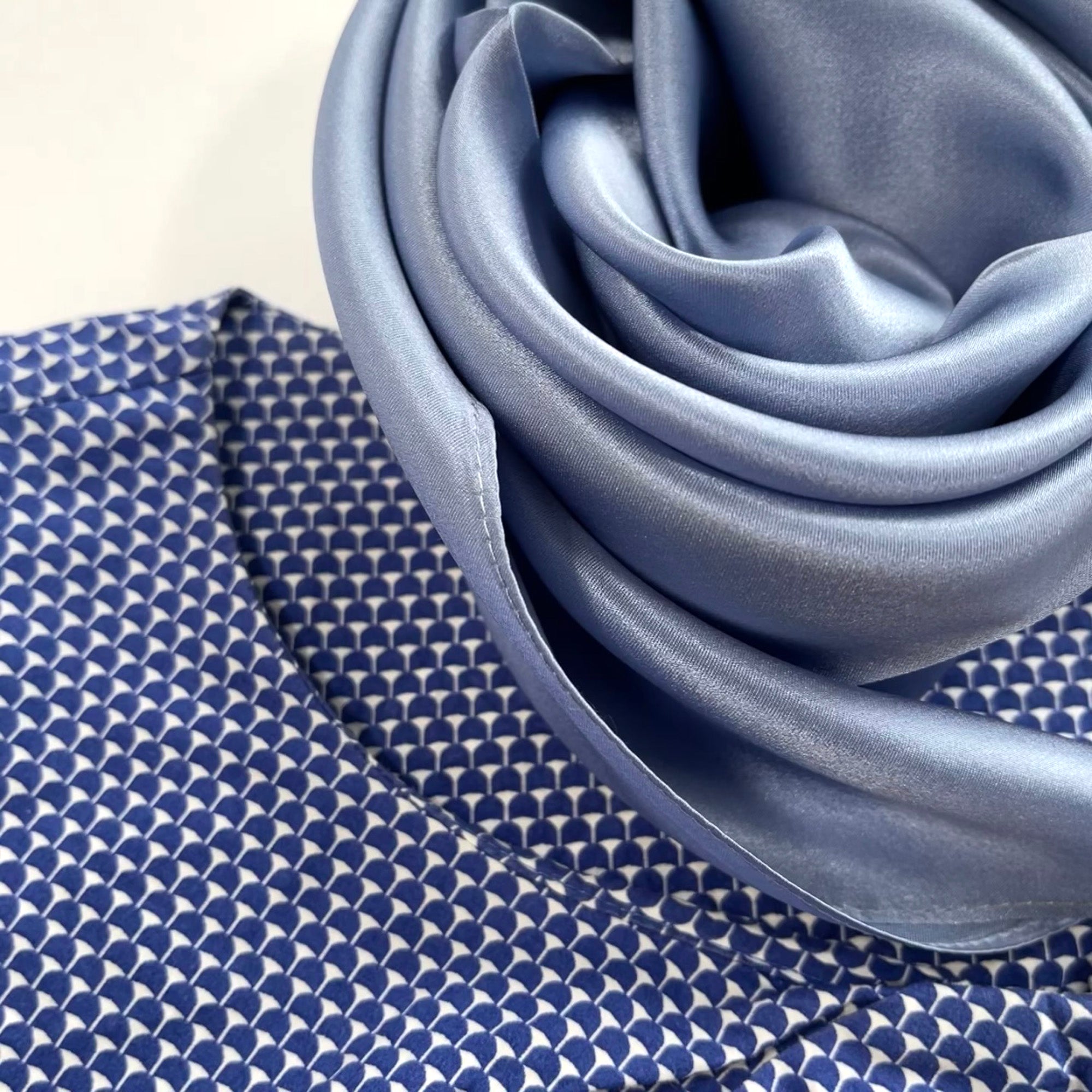 68x68cm Plain Colours 100% Silk Scarf for Men & Women | Silk Bandana | Silk Neckerchief | Silk Hair Scarf | Silk Neck Scarf