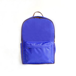 waterproof recycled indigo blue backpack