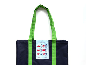 Neon Recycled Large Tote Bag | Large Shopping Bag