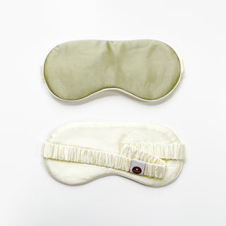 Caramel Gold Double-Sided Silk Sleep Mask - Luxury Eye Mask for Ultimate Comfort and Rest